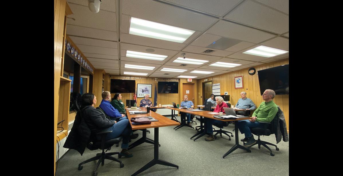 Photo by Anna Lionas The Nome Common Council and the School Board met in a joint session to discuss the problem of vaping in Nome schools.