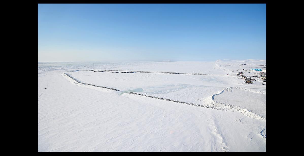 Photo by Nils Hahn The port of Nome on March 17, 2023