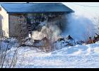 Photo by Arnie Nassuk FIRE— A residential fire in Koyuk claimed the life of one person on March 4.