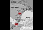 The graphic depicts the location where the clams where found that tested for unsafe saxitoxin levels. 