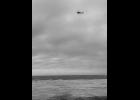 Photo by Peter Loewi A Black Hawk cruising over Nome last week.