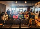 Photo by Ariana Crockett O'Harra Attendees of the evening session of Local News Day, on May 14, in Nome.