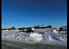 Photo by Diana Haecker PROPOSED CREW CAMP SITE— The BSNC property south of the Richard Foster Building is the proposed site for a crew camp to house Kiewit employees building the first phase of the Port of Nome expansion.